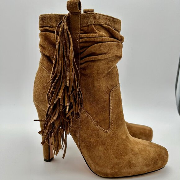 Jean-Michel Cazabat suede ankle boots size 38.5 - Picture 1 of 11